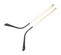 SUPVOX 2pcs Metal Eyeglasses Replacement Arms Strong Glasses Legs with Double Teeth Design Streamlined Frame Legs for Comfortable Fit and Secure Wear Easy to Install Accessories