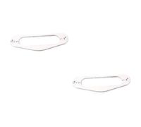SUPVOX 2pcs Metal Guitar Pickup Mounting for Style Electric Guitars Single Coil with Screws Accessory for Guitarists and Luthiers Silver