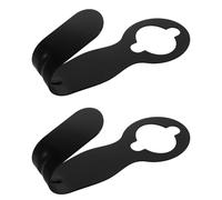 SUPVOX 2pcs Metal Heavy Duty Garden Hose Hanger Wall Mounted Expandable Water Pipe Holder for Outside Patio Lawn Weather-Resistant Water Hose Organizer Bracket Preventing Tangling and