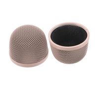 SUPVOX 2pcs Metal Microphone Ball Head Mesh Grill Replacement Mic Grille Covers for Recording and Live Performances Noise Reduction Compatible with Various Microphones