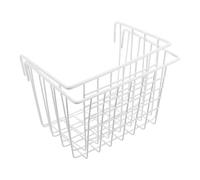 SUPVOX 2pcs Metal Rabbit Grass Feeder Wall Mounted Hay Holder for Guinea Pigs Bunnies and Chinchillas Promotes Natural Eating Habits and Space Saving Design White