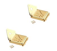 SUPVOX 2pcs Metal Triangle Mandolin Tailpiece Screws for Guitar Mandolin Installation Easy Tone Enhancement