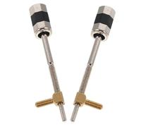 SUPVOX 2pcs Metal Violin Bow Frog Screws Tailored Fit Replacement Parts Instrument Accessories for Violinists Professional Bow Repair Tools
