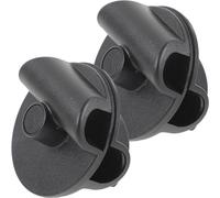 SUPVOX 2pcs Mic Clamp Adjustable Microphone Arm Desk Mount Clamps Black Metal and Plastic Material Suitable for 15mm Hole Diameter Vertical and Horizontal Use for Band Practice and Music