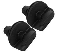 SUPVOX 2pcs Microphone Clip Holder Adapter Rotatable Mic Mount Clamp for Stage Recording Live Streaming Home Studio