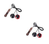 SUPVOX 2pcs Microphone Mandolin Pickup Twin Transducer Internal Sensor with Stereo Endpin Jack Compatible with Guitar Violin Ukulele Banjo Material