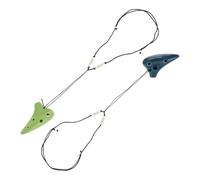 SUPVOX 2pcs Mini Ocarina Ceramic Ocarina for Beginners Portable Instrument for Boys and Girls Adults Music Toy