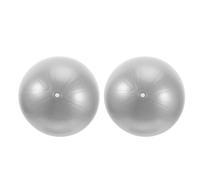 SUPVOX 2pcs Mini Pilates Yoga Balls Core Strength Training Balance Balls for Home Workout for Inner Thigh Toning Posture and Back Support Exercise Equipment