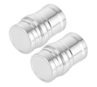 SUPVOX 2pcs Mini Portable Alcohol Burner Lamp for Outdoor Camping and Laboratory Lightweight Alcohol Heater for Indoor Use Space Saving Experiment Tool in Silver