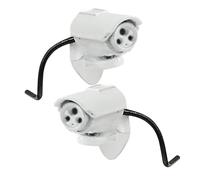 SUPVOX 2pcs Miniature Camera Prop for Dollhouses Alloy Security Camera Easy to Install for Boys and Girls Pretend Play and Worlds Building