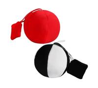 SUPVOX 2pcs Montessori Soft Plush Sensory Ball for Textured Early Educational for Brain Development Washable Tummy Ball for Independent Learning and Sensory Exploration