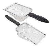 SUPVOX 2pcs Multi Use Mesh Beach Cleaner Outdoor Sand Filter Tool for Easy Shell Collection Comfortable Grip for Backyard Beach Activities