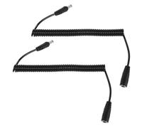 SUPVOX 2pcs Nail Drill Power Cord Replacement with Precise Fit and Easy Installation, Plastic Material, 1.5m Spring Extension Cable for Salon and Home Manicure Use