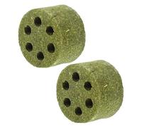 SUPVOX 2pcs Natural Organic Timothy Hay Rabbit Chew Small Molar Grinding Treats for Small Animals Pets Teeth Cleaning and Healthy Chewing