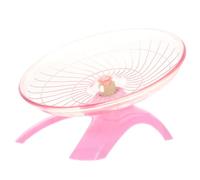SUPVOX 2pcs Non-run Disc Flying Saucer Wheel for Hamsters Small Pets Exercise Toy Encourages Healthy Activity for Pet Rats and Small Animals