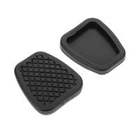 SUPVOX 2pcs Non-slip Rubber Auto Pedal Covers Replacement Brake Clutch Pads for Fit City Greiz with Wear-resistant Texture and Easy Installation