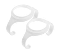 SUPVOX 2pcs Nursing Bottle Scald Handles Durable Non Slip Grip Lightweight Portable Design Compatible with Pigeon Generation Bottles Safe TPE Material