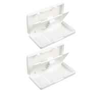 SUPVOX 2pcs Oboe Case: Reed Box - 6 Slots Storage Musical Instruments Container Accessory For Traveling Musicians Practice Performance