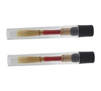 SUPVOX 2pcs Oboe Instrument Reeds Natural Reed Material High Reliability Precision Production Pack for Performances and Practice Sessions
