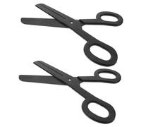 SUPVOX 2PCS Oversized Plastic Fake Scissors Lightweight Safe Costume Accessory for Halloween Clown Circus Stage Performances Theater Props Decorative Giant Shears for Parties