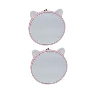 SUPVOX 2pcs Parrot Mirror Toys Decorative Bird Reflective Perch African Grey Parrot Accessory Cage Decor