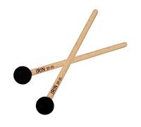 SUPVOX 2pcs Percussion Felt Drum Sticks Plush Rubber Mallet with Beech Handle for Beginners Professionals for Practice and Musical Instruments