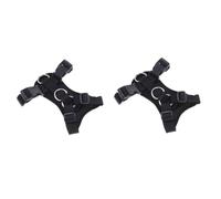 SUPVOX 2pcs Pet Dog Adjustable Soft Mesh Chest Dogs No-choke Design Quick-release Buckle Breathable Fabric for Comfortable Control during Walks
