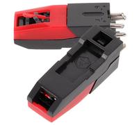 SUPVOX 2pcs Phonograph Stylus Attachment Record Player Needle Replacement Stylus Metal Coating Scratch-resistant High Sound Quality