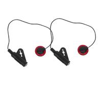 SUPVOX 2pcs Piezo Contact Microphone Guitar Soundhole Pickup with Self-adhesive Patch Portable Eq Adjustment for Acoustic Guitar Violin Ukulele Mandolin Banjo and More