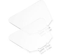 SUPVOX 2pcs Plastic Bench Grinder Shield Protector Cover, Reliable Safety Face Shield Attachment Providing Excellent Protection for Grinding and Polishing Tasks