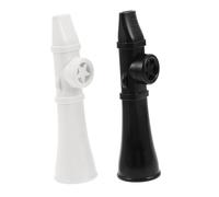SUPVOX 2pcs Plastic Kazoos Musical Instruments Lightweight with Unique Resonance Principle, Easy to Learn for Outdoor Activities and Travel, Stylish Design in Assorted Colours