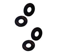 SUPVOX 2pcs Plastic Plates Guitar Toggle Marker Washer Treble Rhythm Ring Pad Covers for Guitar Parts and Accessories