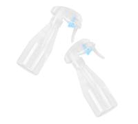 SUPVOX 2PCS Plastic Spray Bottles with Trigger Refillable Portable Watering Cans for Plants Hairdressing and Household Cleaning Lightweight Durable Mist Sprayers
