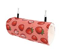 SUPVOX 2pcs Plush Hamster Soft Bedding Warm Nest Sleeping House Tunnel Boredom Breaker for Hamsters