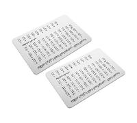 SUPVOX 2pcs Portable Arabic Braille Alphabet Board with Raised Dots Beginner Learning Tool for Blind Inclusive Educational Aid for Home and School Use