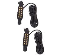 SUPVOX 2pcs Portable Clip Acoustic Guitar Pickup Amplifier for Guitar Sound Enhancement for Live Performances and Studio Recordings