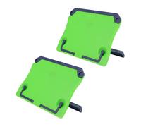 SUPVOX 2pcs Portable Folding Music Stand Abs Desktop Holder for Music Scores and Books Stable Base Design for Eye Protection and Visual Comfort Multi-purpose Reading Rack for Home School