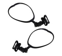 SUPVOX 2Pcs Portable Hands-Free Neck Microphone Holder Adjustable Ergonomic Mic Stand for Musicians Magicians and Outdoor Live Streaming Performances