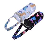 SUPVOX 2pcs Portable Insulated Milk Bottle Bag Cooler Bags Insulated for Nut Milk Bottle Warmer Fashion Stitching