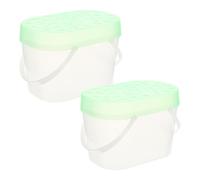SUPVOX 2pcs Portable Small Pet Carrier Turtle Boxes for Reptiles Lightweight Travel Cases for Small Animals Easy to Carry for Outdoor Adventures