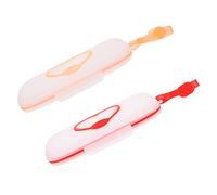 SUPVOX 2pcs Portable Wet Wipes Box Travel Wipes Case Holder for Diaper Bag Dispenser Holder for Outdoor Use