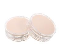 SUPVOX 2pcs Powder Puff Box with Sponge Puff and Mirror, 12g Refillable Cream Container, Portable Makeup Case for Daily Use and Travel