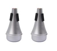 SUPVOX 2pcs Professional Lightweight Trumpet Cup Mute Silencer for Jazz Musicians Fits All Trumpets for Practicing at Night Without Disturbing Others