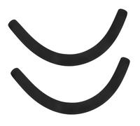 SUPVOX 2pcs Protective Stroller Handle Cover Black Sponge Material Comfortable Grip Simple to Install Practical Armrest Protector for Baby Pushchairs