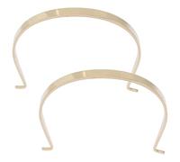 SUPVOX 2pcs Pure Copper Replaceable Teapot Handles Retro Kettle Grips Household Tea Pot Accessories Suitable for Ceramic Tea Sets