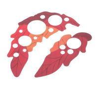 SUPVOX 2pcs Pvc Guitar Pickguard Protective Plates in Leaf Shape for Electric Guitar Lightweight with Creative Appearance Design Acoustic Pick Guard and Enhance Decorative Effect