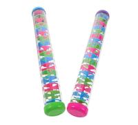 SUPVOX 2pcs Rain Sticks Plastic Musical Sensory for Early Cognitive Play Hand Percussion Instrument for Group Activities and Creative Sound Exploration