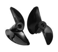 SUPVOX 2pcs Rc Model Ship Propellers Cnc Precision Two Blade Semi Submerged Blades for Electric Boats with Forward and Reverse Options Lightweight DIY Motor Shaft Props