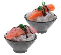SUPVOX 2Pcs Realistic Food Simulation Model Pretend Play Kitchen Accessories for Food Photography Decoration for DIY Projects and Educational Props