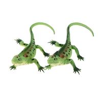 SUPVOX 2pcs Realistic Lizard Figurine Model for Educational Play Vivid Simulation Lizard Toy for Home and Garden for Boys and Girls Learning and Landscapes